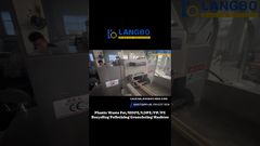 PET HDPE LDPE PP PE Recycling Pelletiseerlijn#plasticrecycling #pelletiseermachine