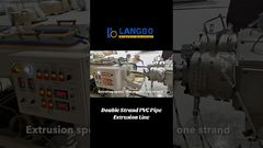 Dubbelstrengs PVC-buizenmachine, Hoge Snelheid PVC-buizenmachine#machine #PVC #Pijpextrusie