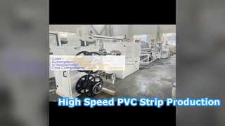 PVC-afdichtingsstrip extrusiemachine Hoge snelheidsproductie