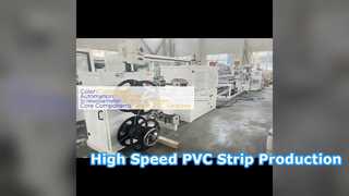 Hoge snelheid PVC-afdichtstrip-extrusiemachine-oplossing