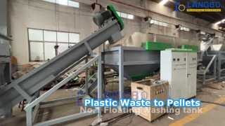Natte Plastic Film Pelletiseermachine / PE PP Natte Zakken Korrellijn