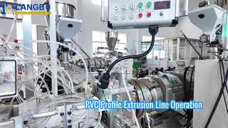 PVC-profiel extrusieproces | Fabrieksdemonstratie